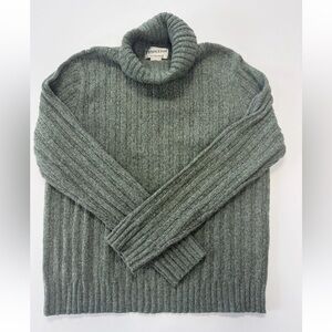 Pendleton Merino Wool Cashmere Blend Green Sweater Large Great Condition Vintage
